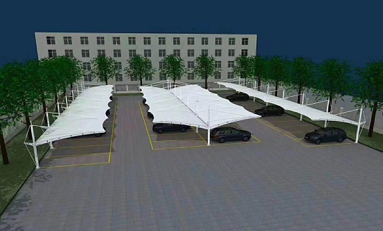 車棚汽車棚_室外雨棚遮陽(yáng)棚